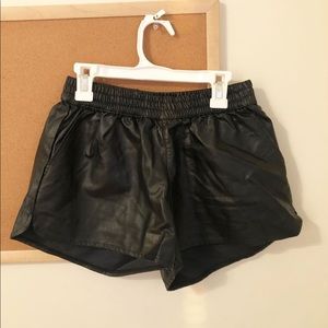 Leather Shorts